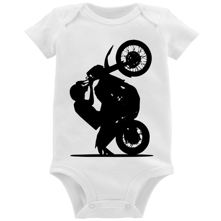 Body Bebê Moto Grau XT 660