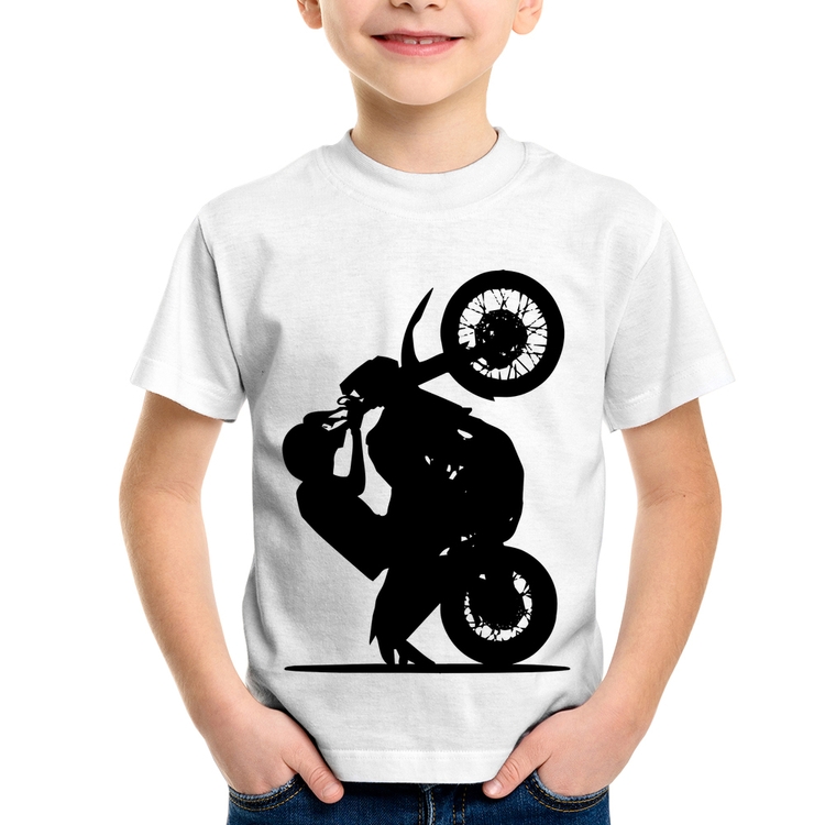 Camiseta Infantil Moto Grau XT 660