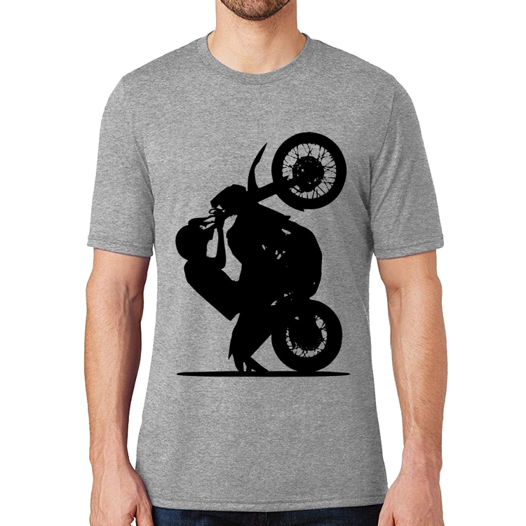 Camiseta Moto Grau XT 660 - Cinza