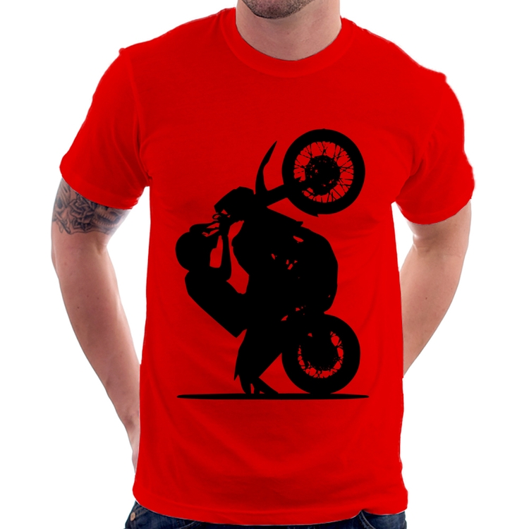 Camiseta Moto Grau XT 660 - Vermelha