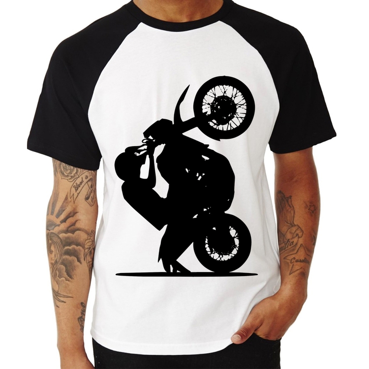 Camiseta Raglan Moto Grau XT 660