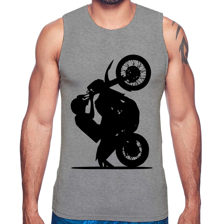 Regata Moto Grau XT 660 - Cinza