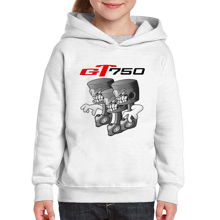 Moletom Infantil Moto GT 750 Pistões