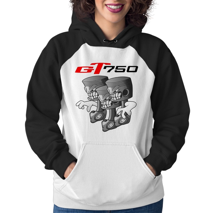 Moletom Feminino Moto GT 750 Pistões