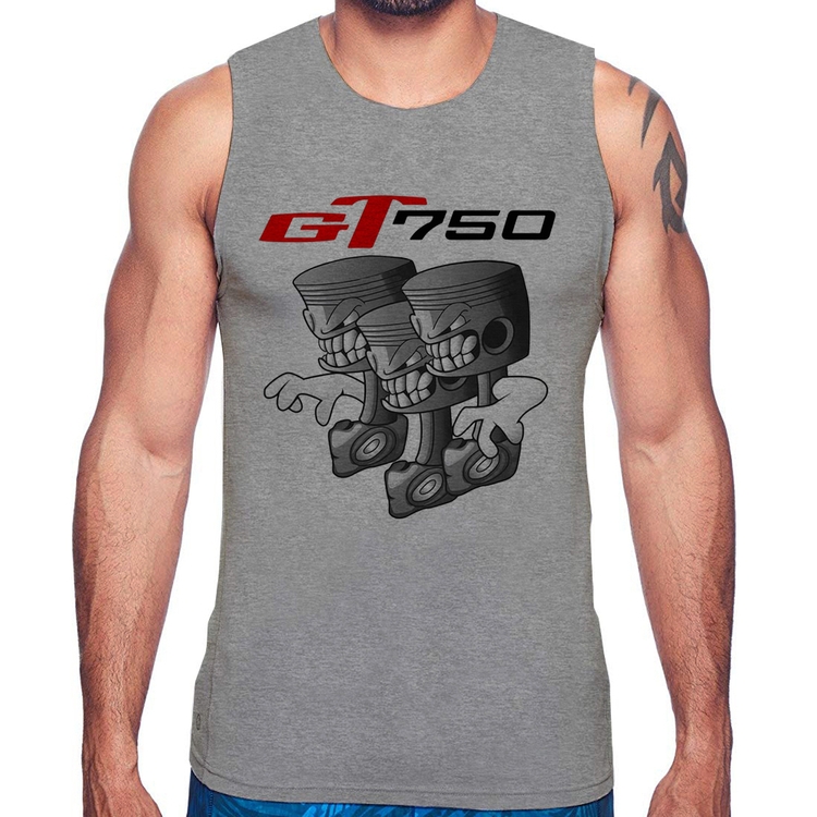 Regata Moto GT 750 Pistões - Cinza