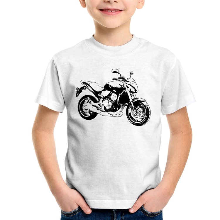 Camiseta Infantil Moto Hornet Art