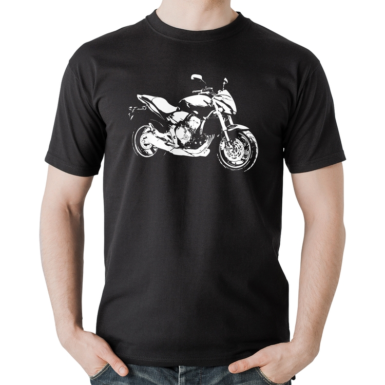 Camiseta Algodão Moto Hornet Art