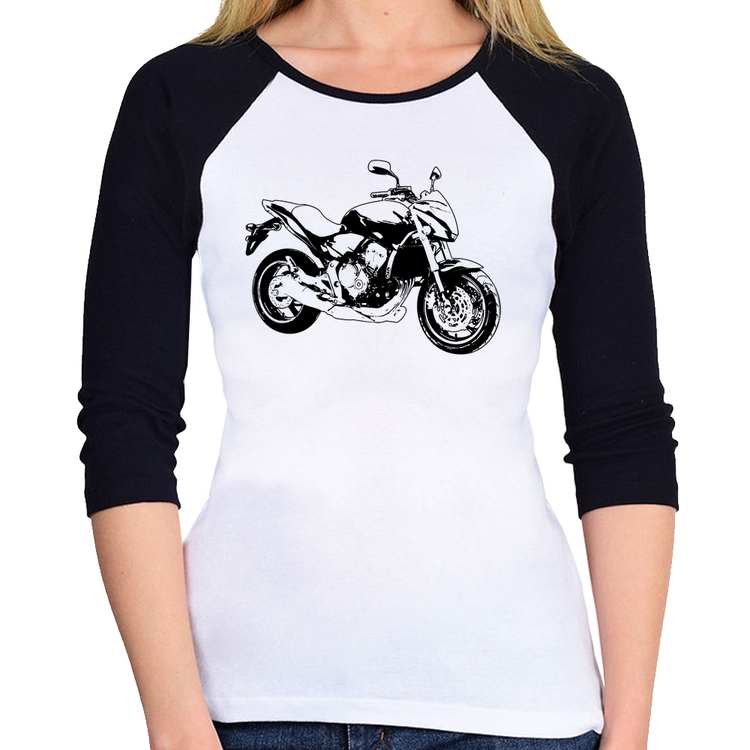Baby Look Raglan Moto Hornet Art Manga 3/4
