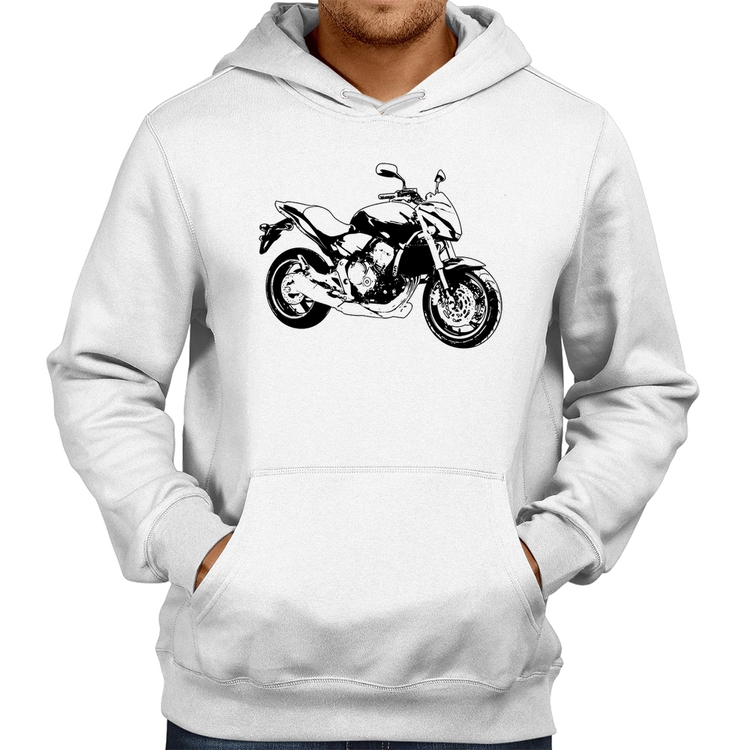 Moletom Moto Hornet Art - Branco