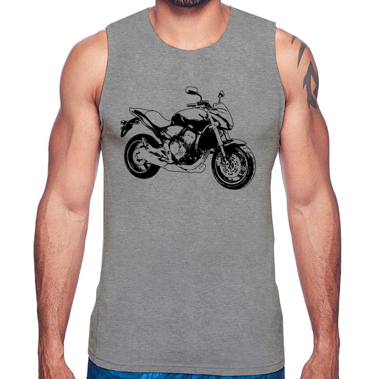 Regata Moto Hornet Art - Cinza