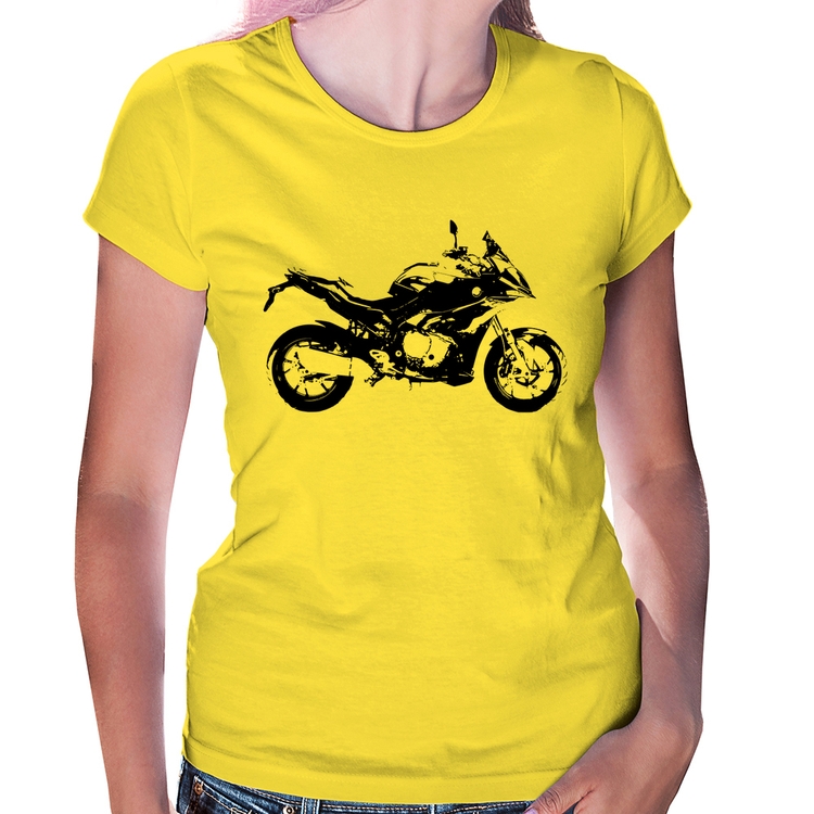 Baby Look Moto S 1000 XR Art - Amarela