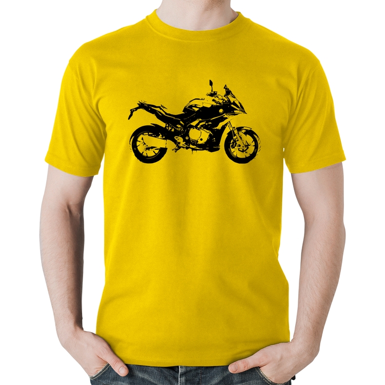 Camiseta Algodão Moto S 1000 XR Art - Amarela