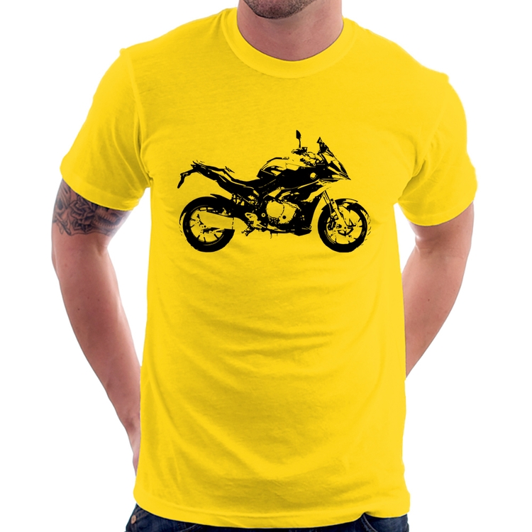 Camiseta Moto S 1000 XR Art - Amarela