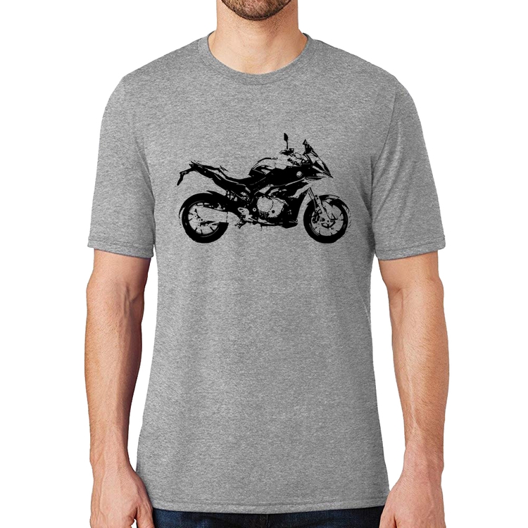 Camiseta Moto S 1000 XR Art - Cinza