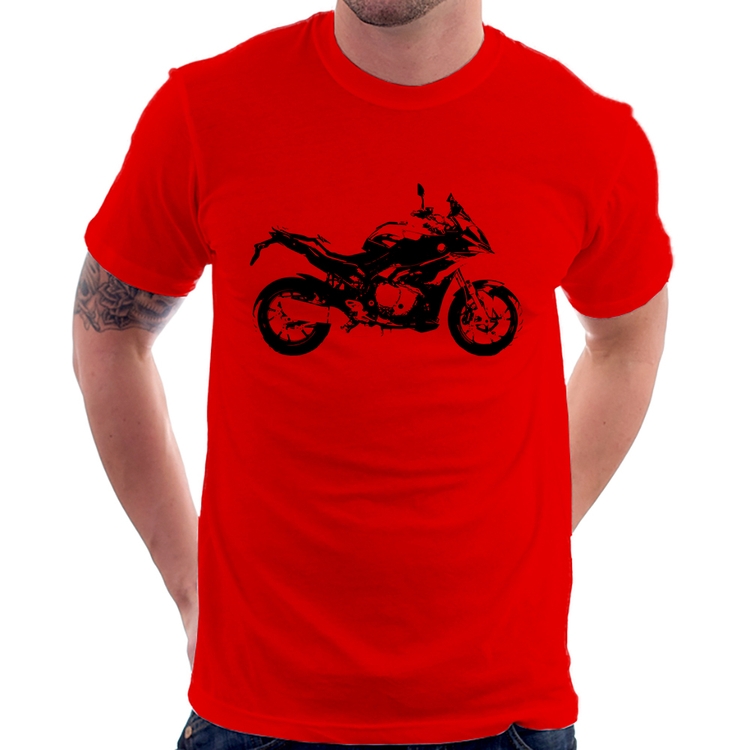 Camiseta Moto S 1000 XR Art - Vermelha