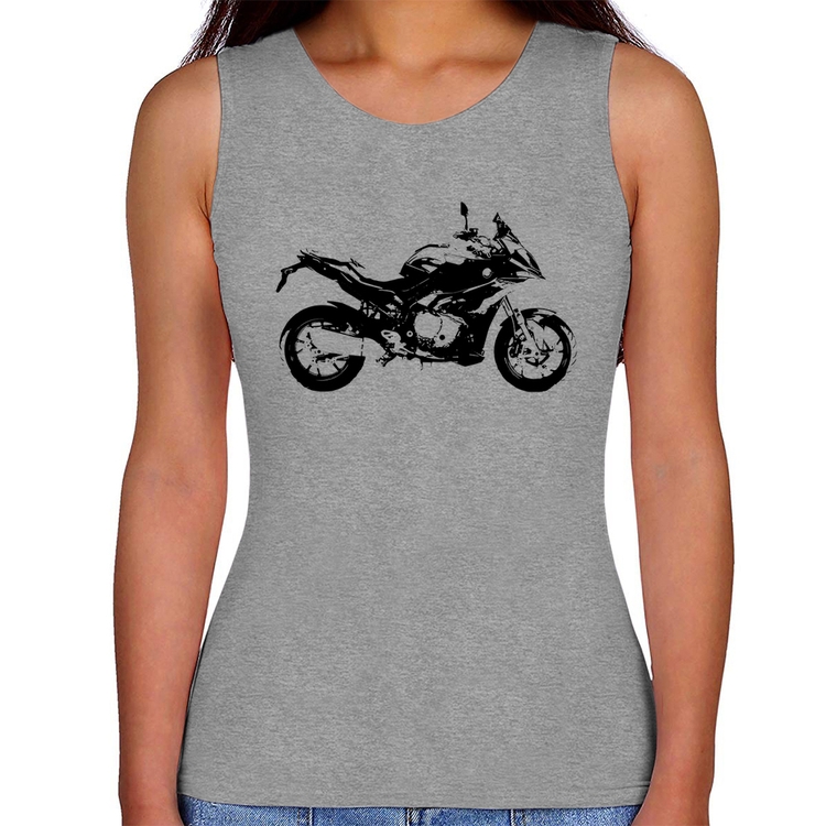 Regata Feminina Moto S 1000 XR Art - Cinza