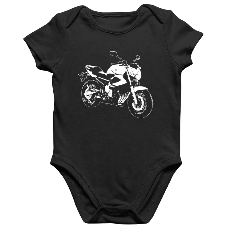 Body Bebê Algodão Moto XJ6 N Art