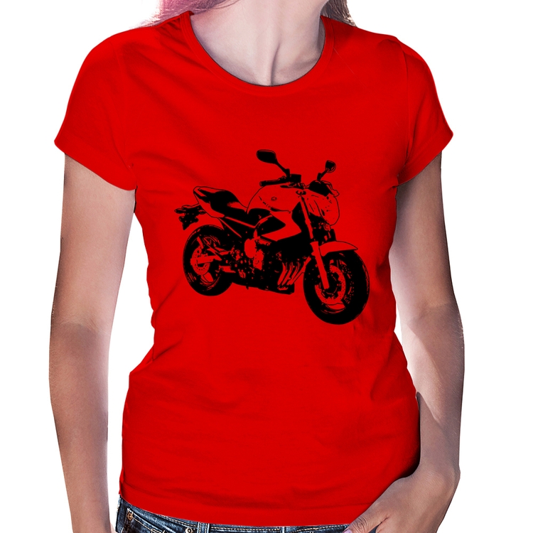 Baby Look Moto XJ6 N Art - Vermelha