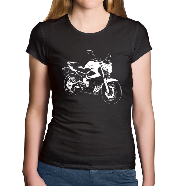 Baby Look Algodão Moto XJ6 N Art