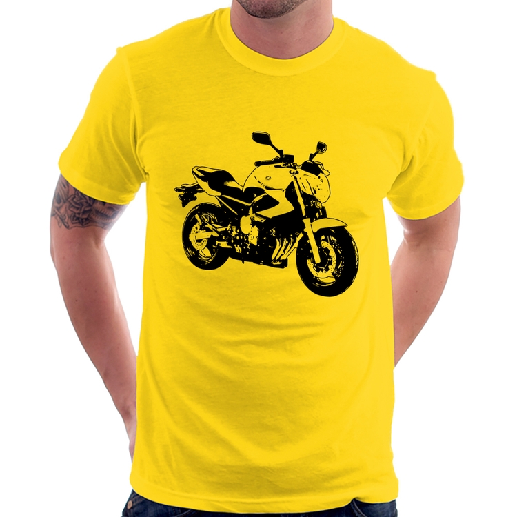 Camiseta Moto XJ6 N Art - Amarela