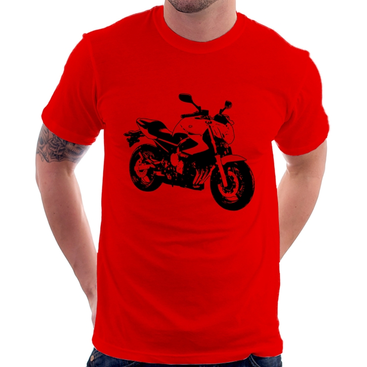 Camiseta Moto XJ6 N Art - Vermelha