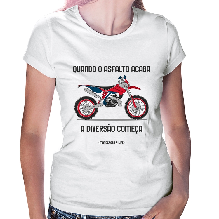 Baby Look Motocross 4 Life
