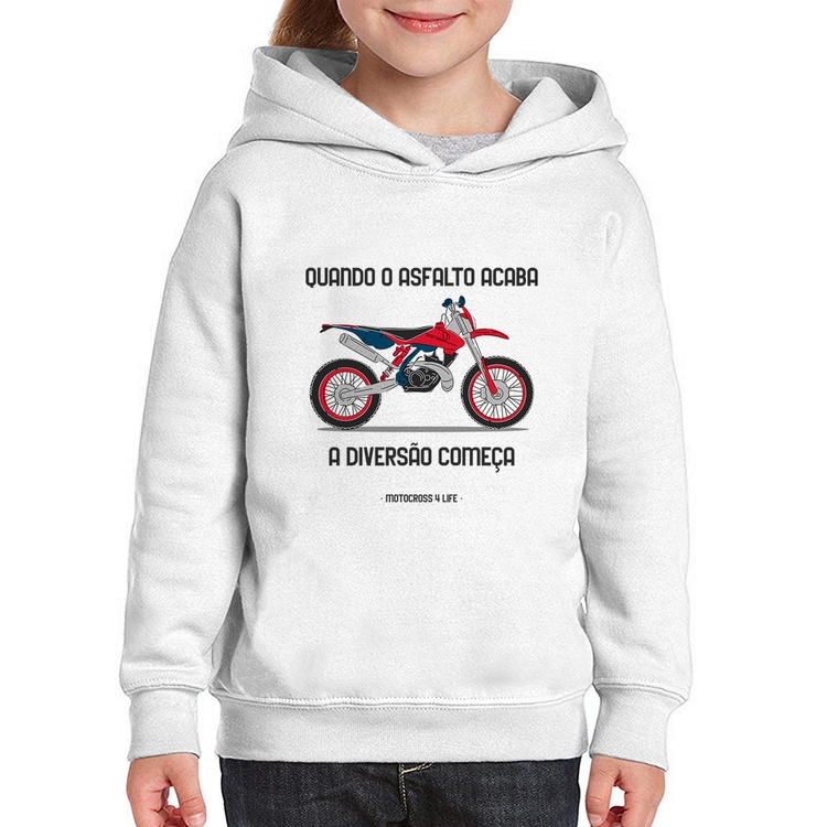 Moletom Infantil Motocross 4 Life