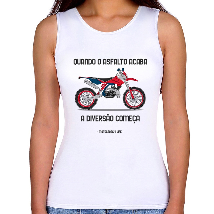 Regata Feminina Motocross 4 Life