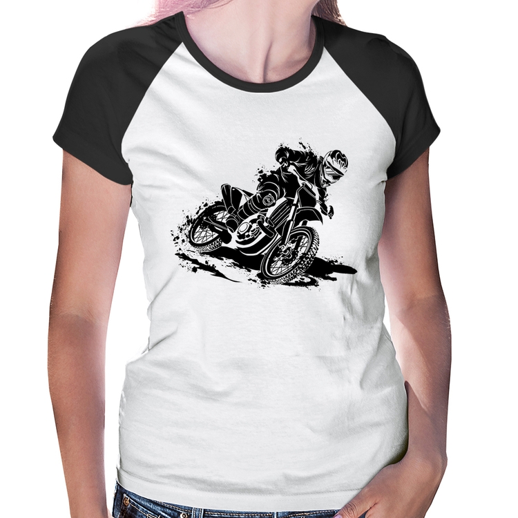 Baby Look Raglan Motocross