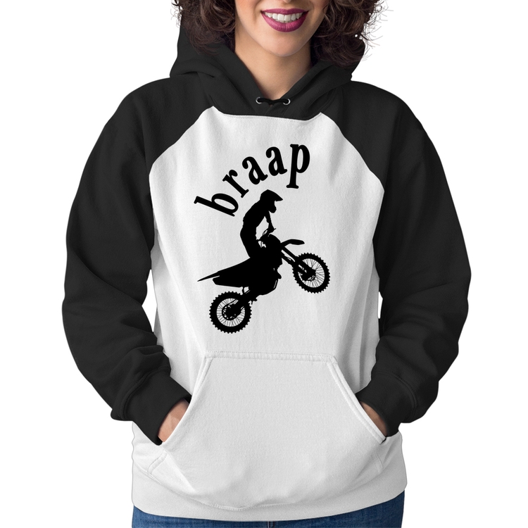 Moletom Feminino Motocross Braap