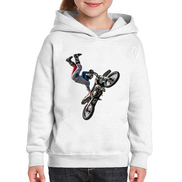 Moletom Infantil Motocross Freestyle Trick