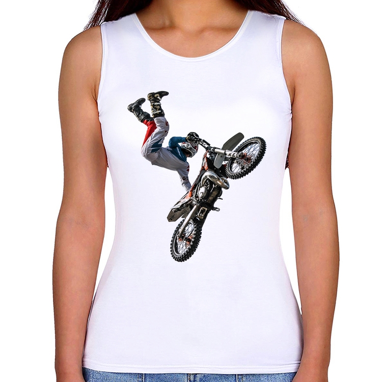 Regata Feminina Motocross Freestyle Trick