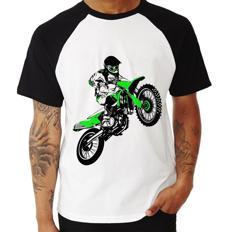 Body Bebê Motocross Jump Verde