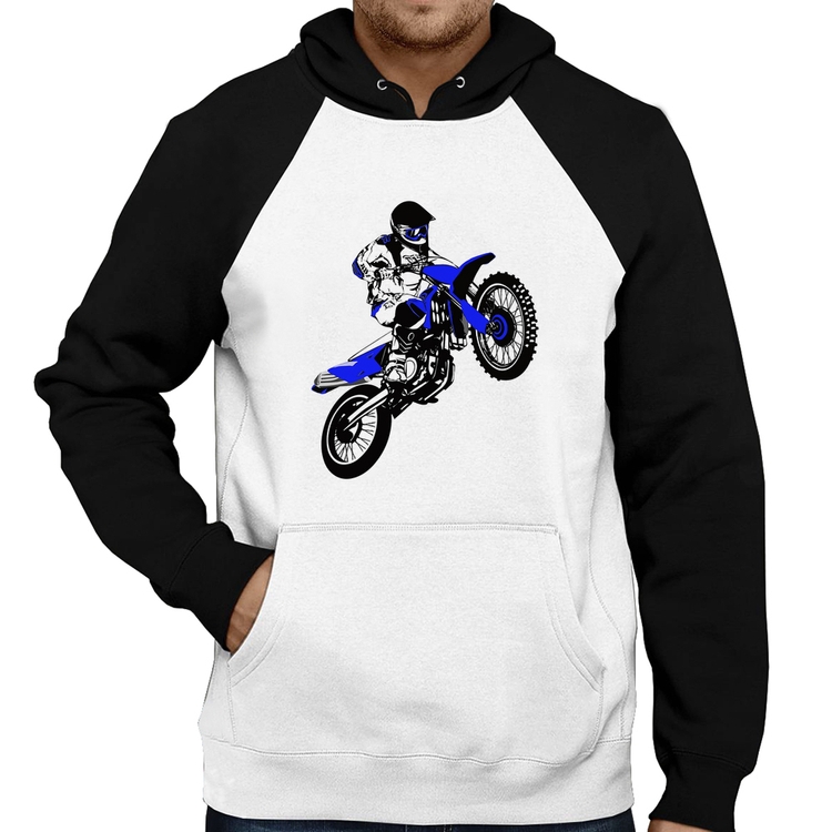 Moletom Motocross Jump Azul