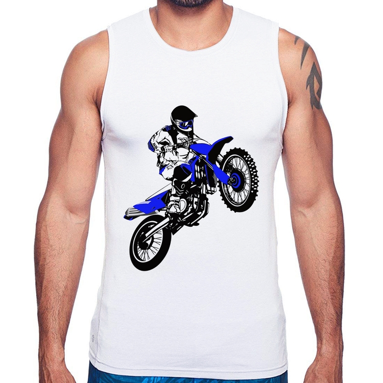Regata Motocross Jump Azul