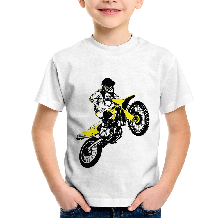 Camiseta Infantil Motocross Jump