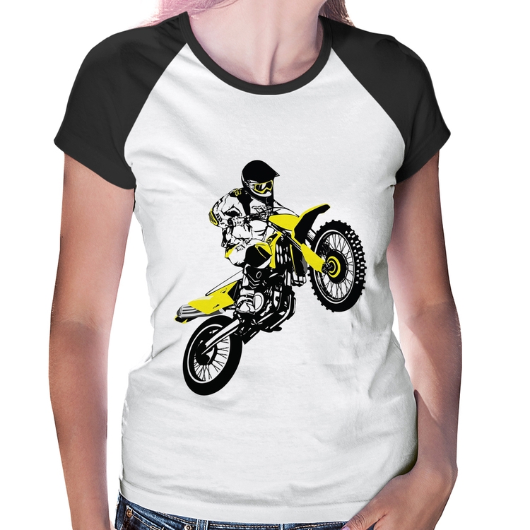 Baby Look Raglan Motocross Jump