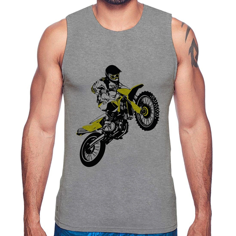 Regata Motocross Jump - Cinza