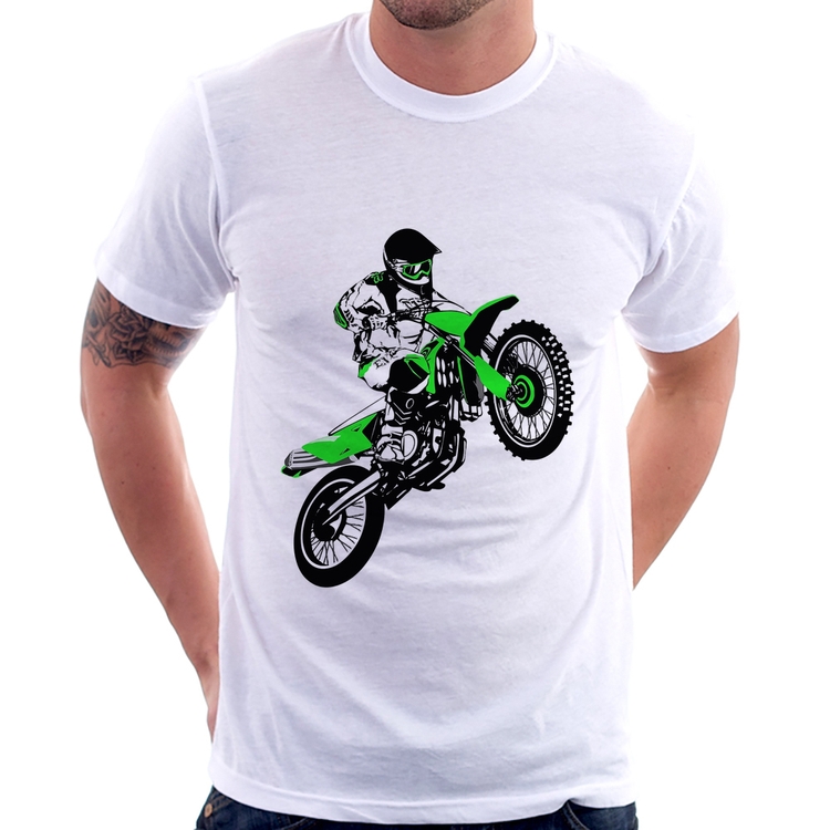 Camiseta Motocross Jump Verde