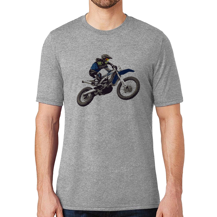 Camiseta Motocross Manobra Freestyle - Cinza