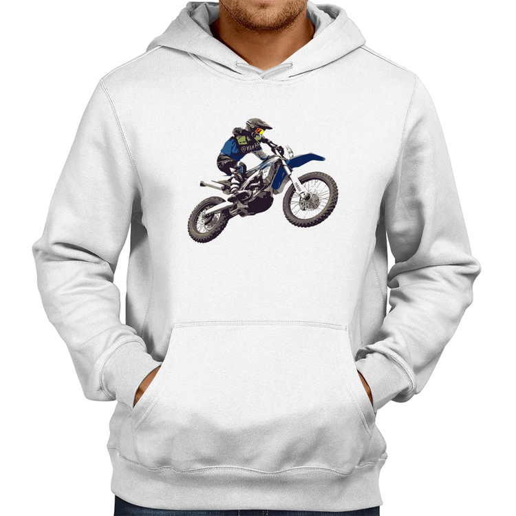 Moletom Motocross Manobra Freestyle - Branco