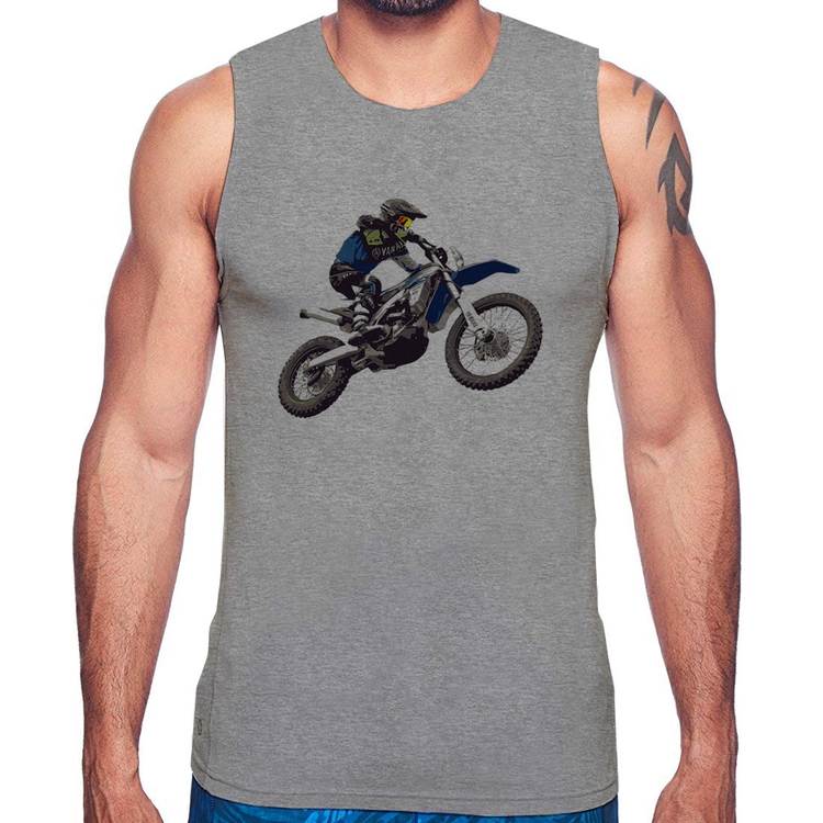 Regata Motocross Manobra Freestyle - Cinza