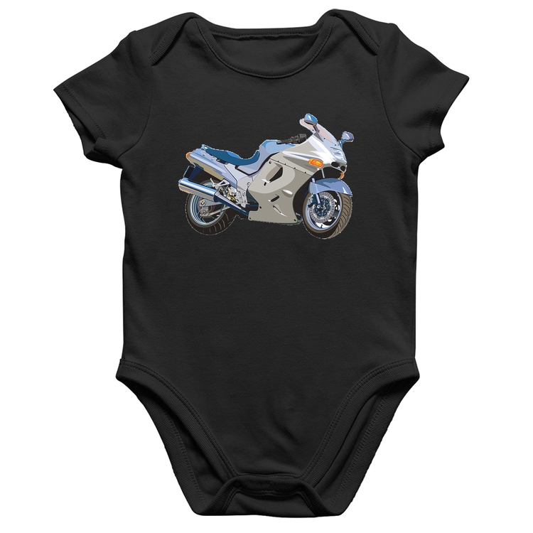 Body Bebê Algodão Motorcycle