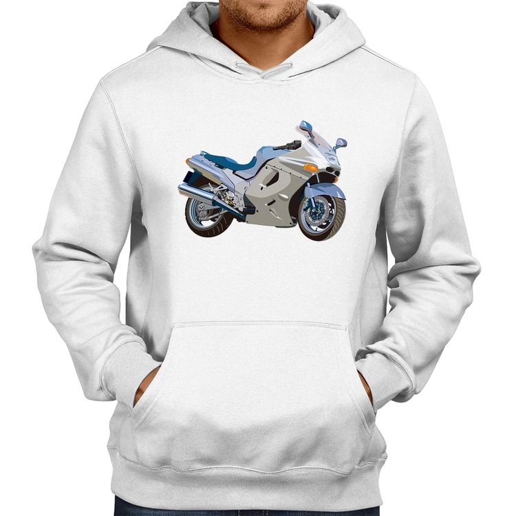 Moletom Motorcycle - Branco