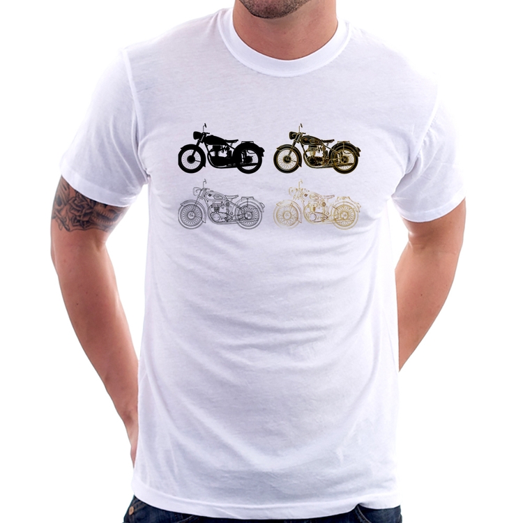 Camiseta Motorcycle Vector