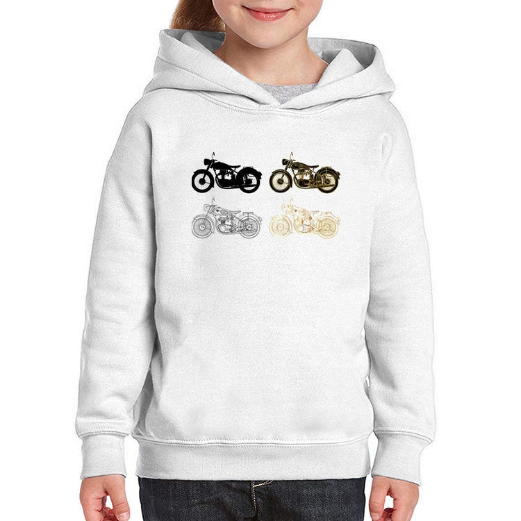 Moletom Infantil Motorcycle Vector
