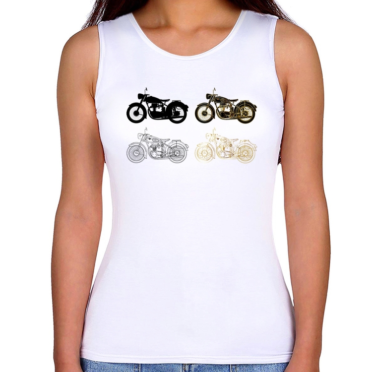 Regata Feminina Motorcycle Vector
