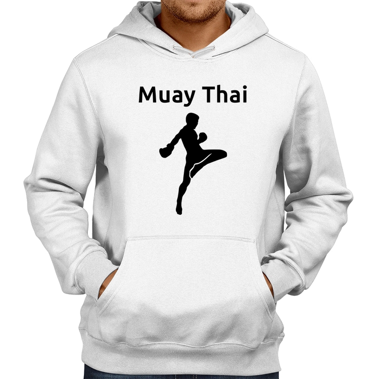 Moletom Muay Thai - Branco