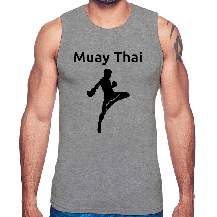 Regata Muay Thai - Cinza