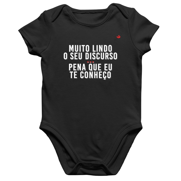 Body Bebê Algodão Muito lindo o seu discurso